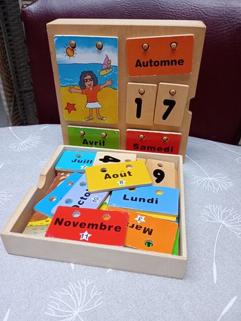 Calendrier en bois