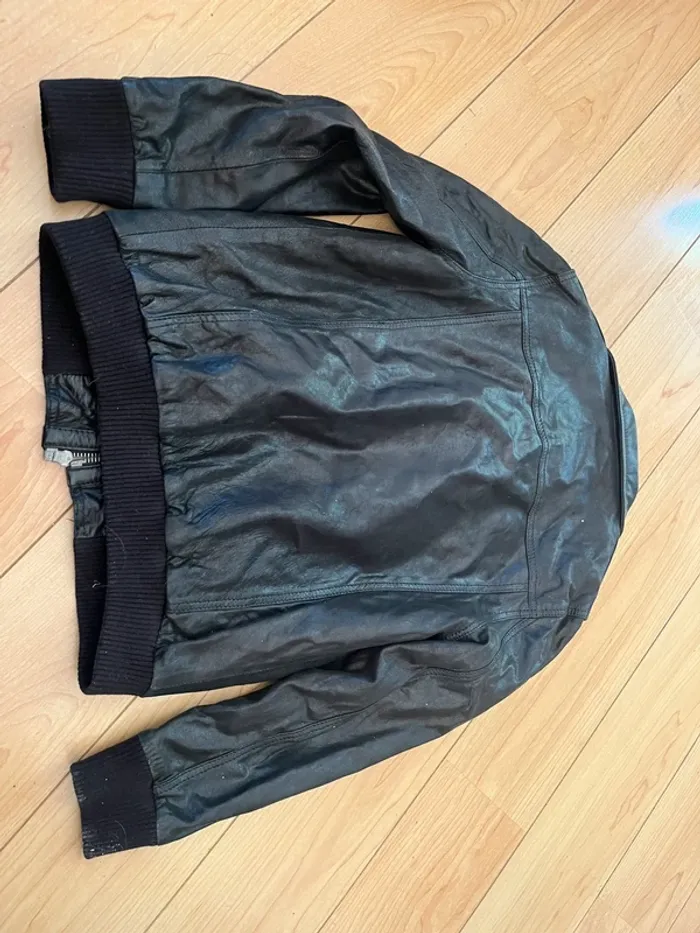 Blouson cuir pépé jean édition spéciale Andy warhol - photo numéro 2