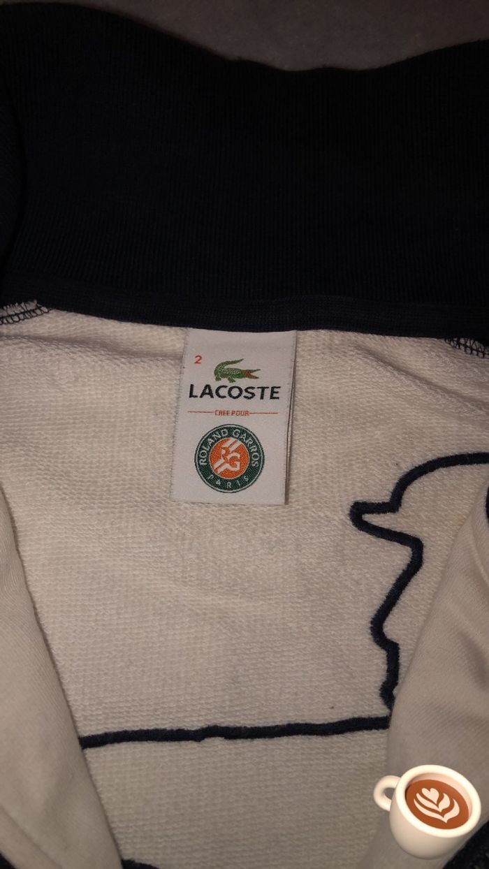 Gillet lacoste édition roland garros - photo numéro 7