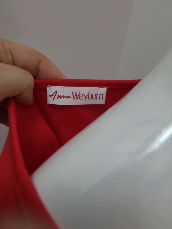 Robe rouge Anne Weyburn taille 42-44 - photo numéro 5