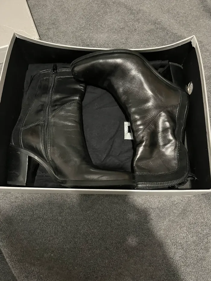 Bottine en cuir taille 36 - photo numéro 4