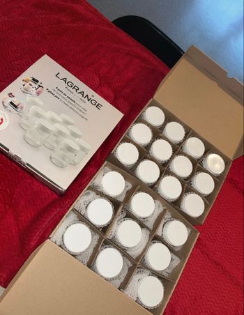 30 pots en verre Lagrange 