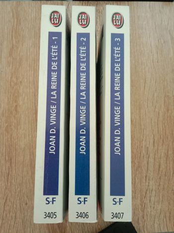 LOT Joan D. Vinge 📚 La reine de l'été Tome 1,2 et 3