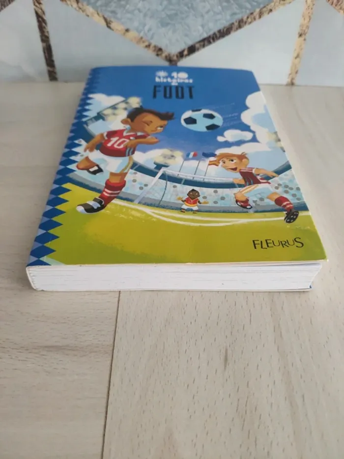 Livre enfant jeunesse 10 histoires de foot Fleurus - photo numéro 2