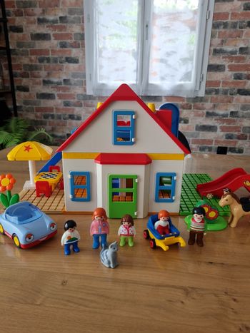 Grande maison playmobil 1.2.3 