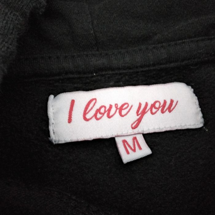 Sweat à capuche femme M I love you - photo numéro 2