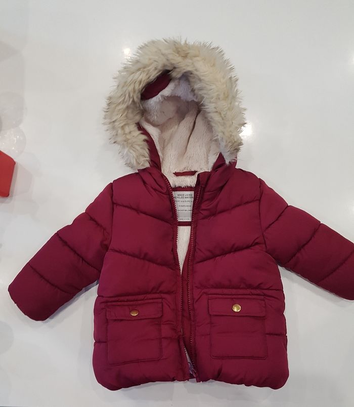 Doudoune fourrée polaire 9-12 mois