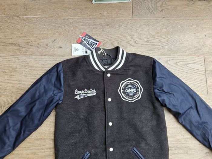 NEUF Veste blouson Teddy marelassé simili cuir Campus Camps 12 ans - photo numéro 2
