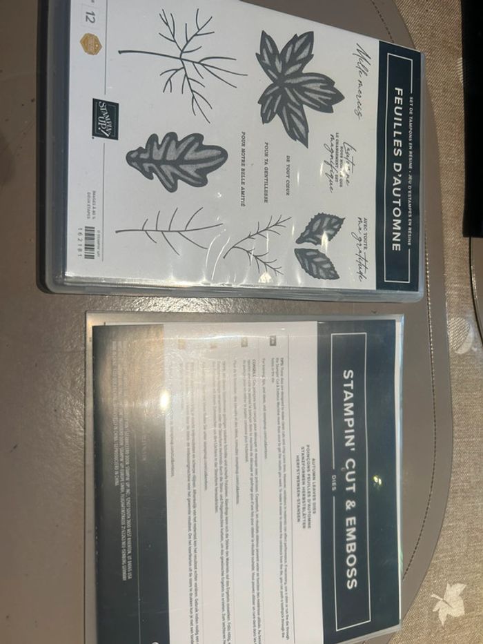 Lot neuf Feuilles d’automne Stampin’up! - photo numéro 5
