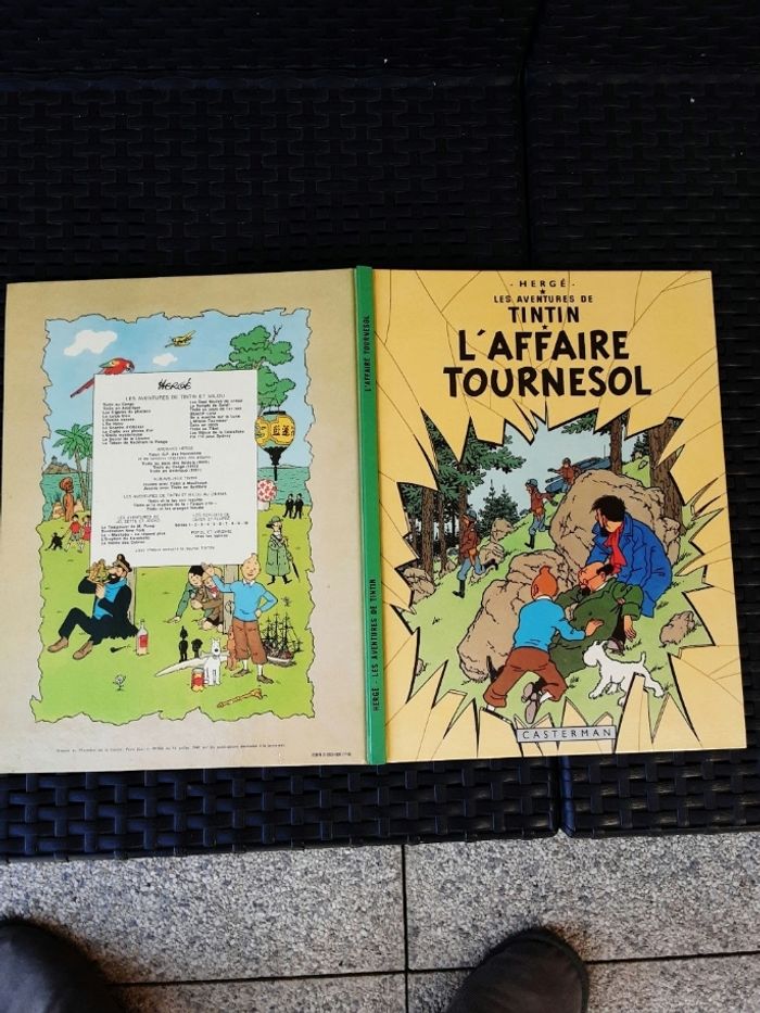 Bd herge les aventures de tintin l affaire tournesol édition 1993 - photo numéro 2