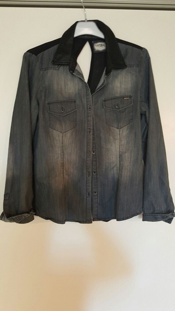 Superbe chemise Kaporal bi-matière