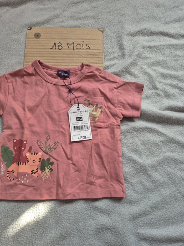 T-shirt 18 mois sergent major neuf - photo numéro 3