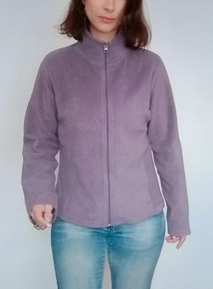 Gros gilet polaire violet taille 3