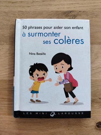 Petit livre 50 phrases pour aider son enfant à surmonter sa colère