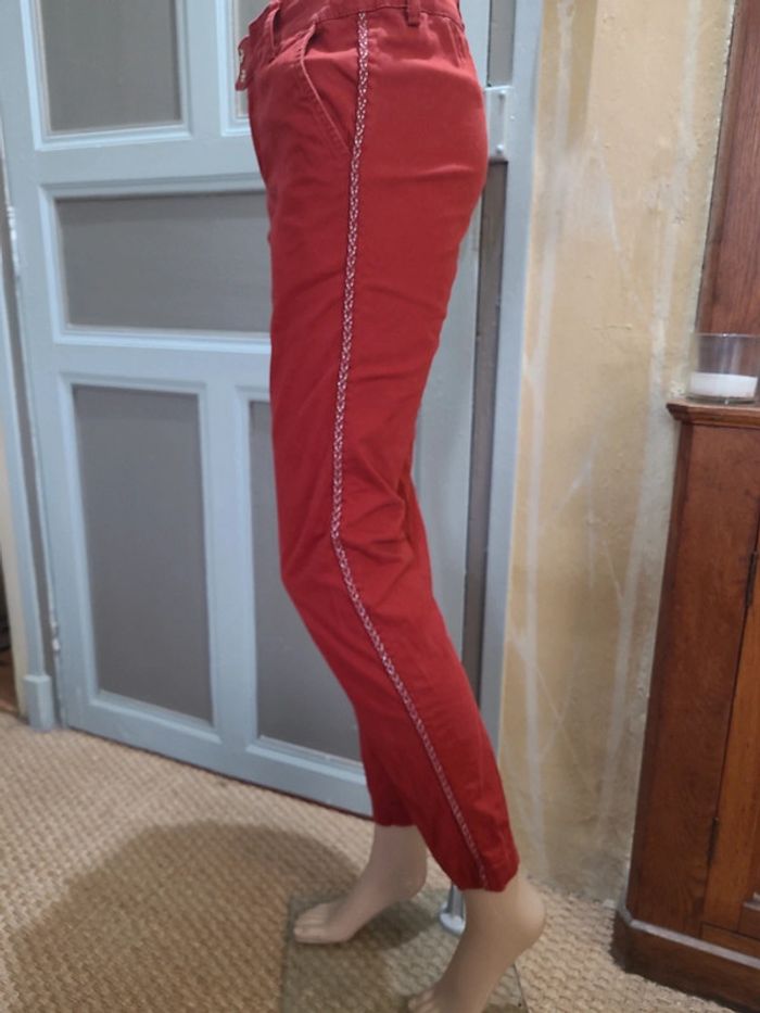 Pantalon Naomie, les petites bombes, bordeaux, taille 36 - photo numéro 2
