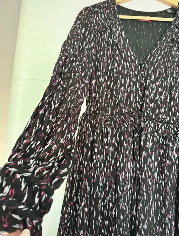 Robe longue Scotch & Soda noire fluide - T34 / XS - photo numéro 3