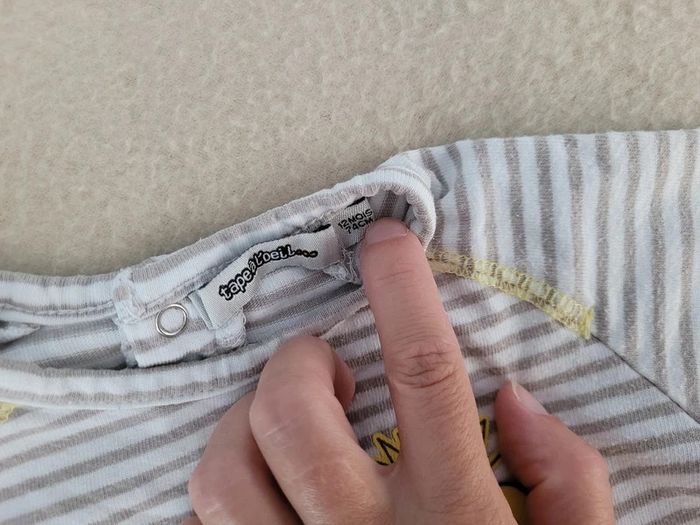 t-shirt manches longues 12 mois 74 cm - photo numéro 5