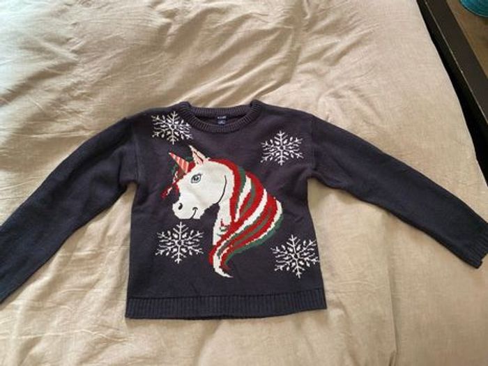 Pull noël taille 8 ans