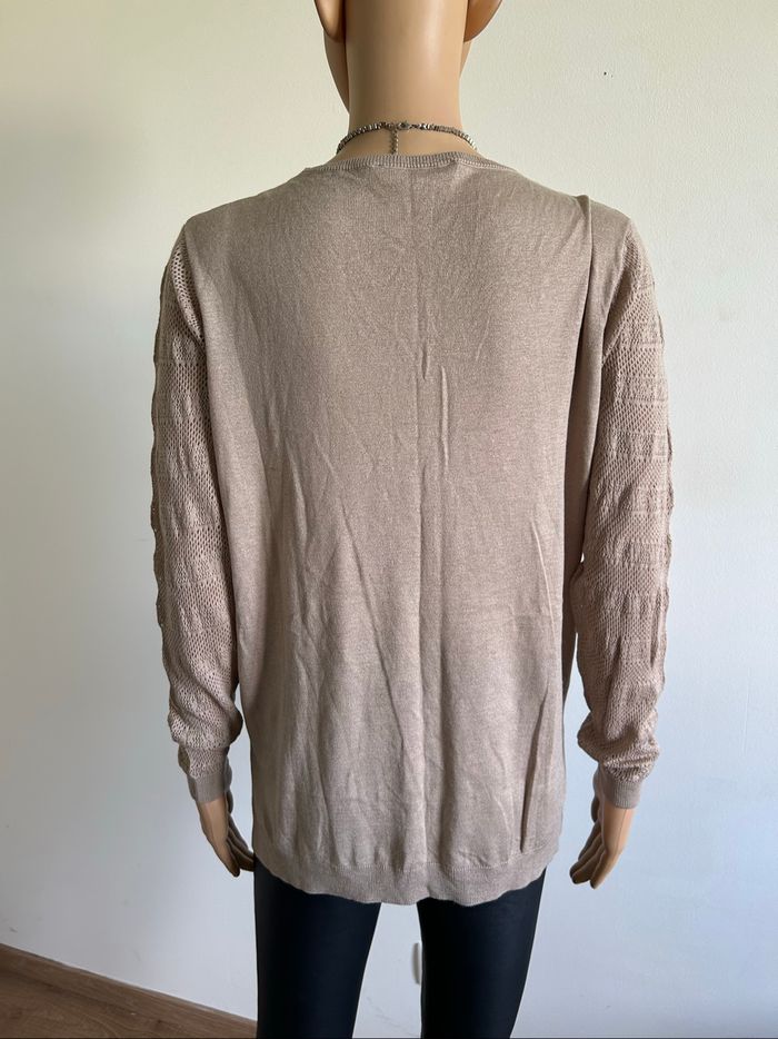 Pull beige à manches longues Teddy Smith taille XS jamais porté - photo numéro 5
