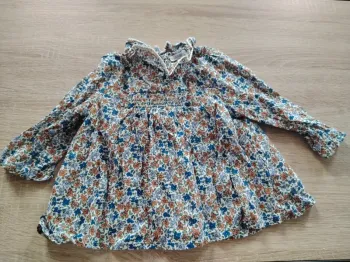 Magnifique blouse fleurit 9 mois Bout'chou