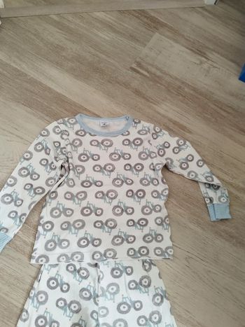 Pyjama petit bateau motif tracteur 4 ans