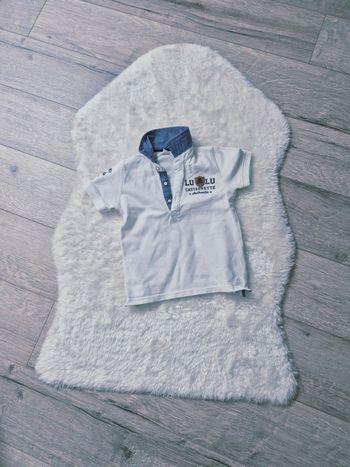 Polo blanc 3 ans