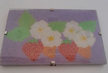 Tableau de sable sous verre 10x15cm