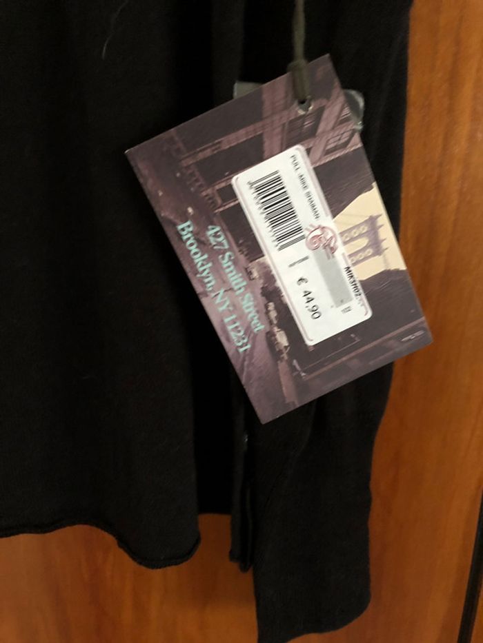 Pull noir 38 neuf avec étiquette - photo numéro 3