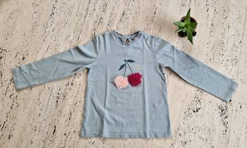 T-shirt manches longues Cerises 4 ans - Vertbaudet