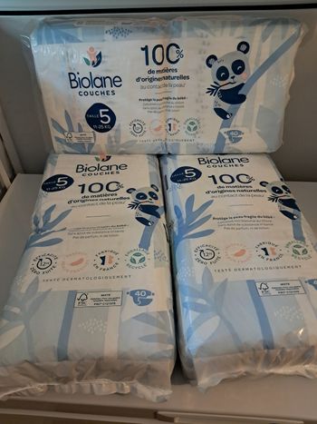 Couche biolane taille 5