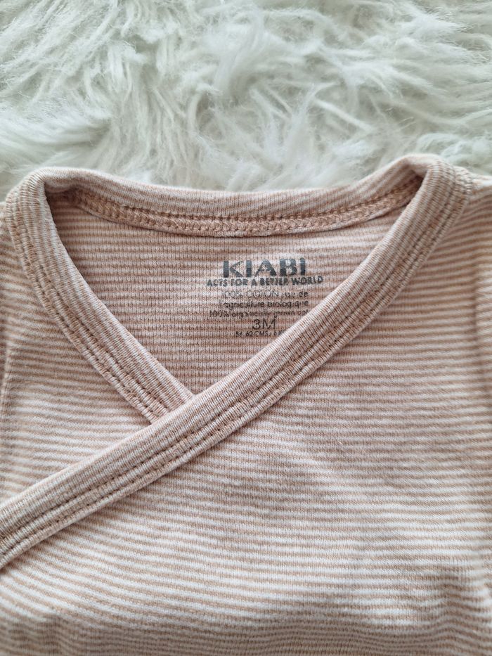 Lot de 2 bodies Kiabi 3 mois 56-62 cm 6 kg - photo numéro 6