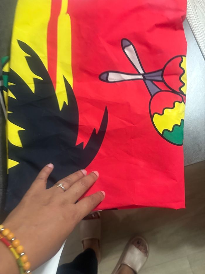 Drapeau reaggae et bonnet 2 - photo numéro 2