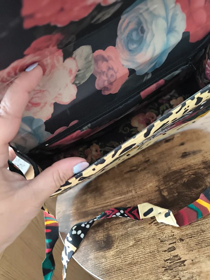 Sac en wax patché neuf - photo numéro 3