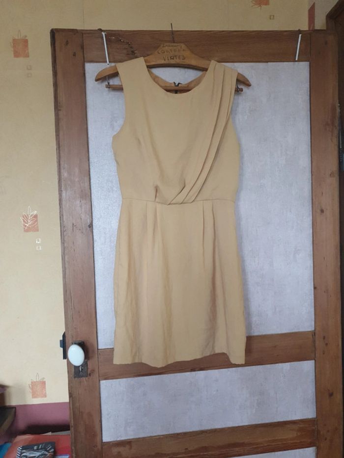 Robe midi drapé