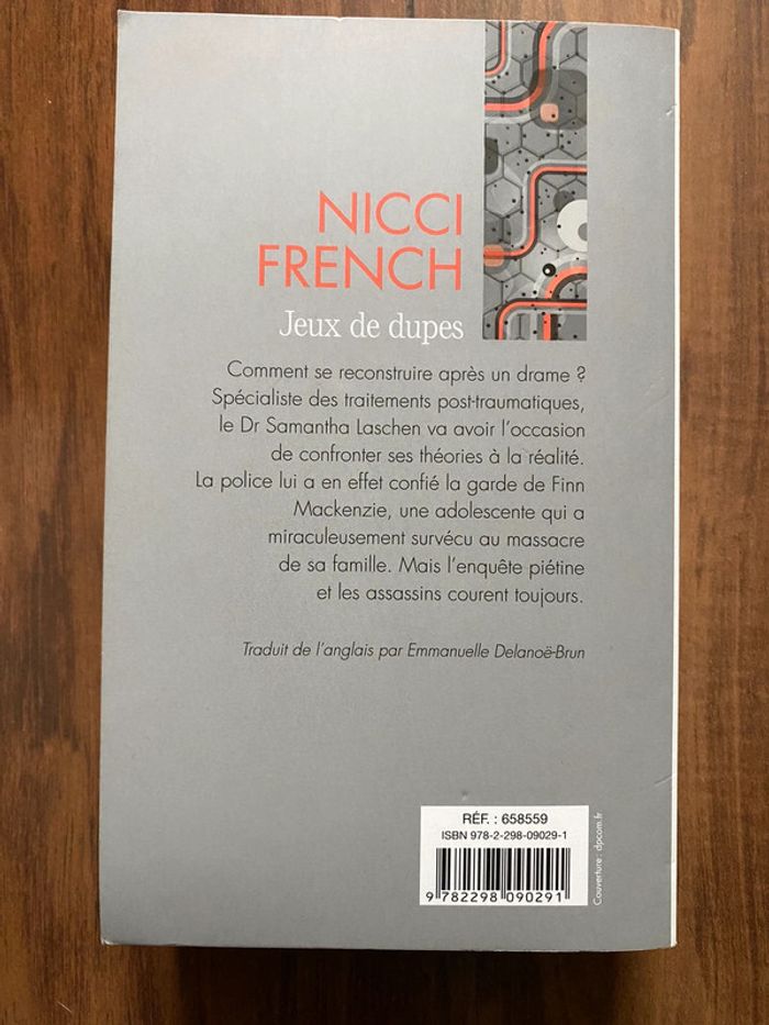 Nicci French - Jeux de dupes - photo numéro 2