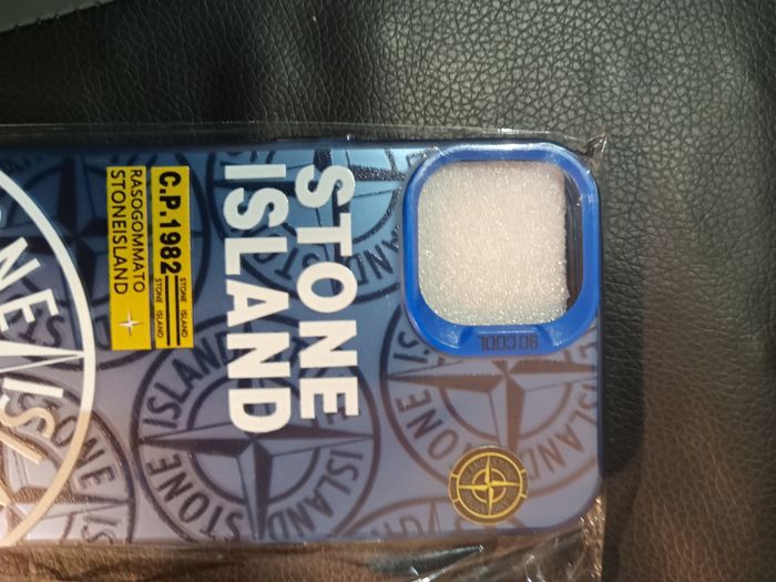 Coque stone island bleu ip12 mini - photo numéro 2
