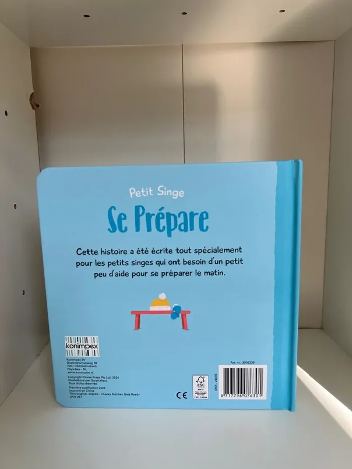 Petit singe se prépare | Livre jeunesse pour les tout-petits - photo numéro 3