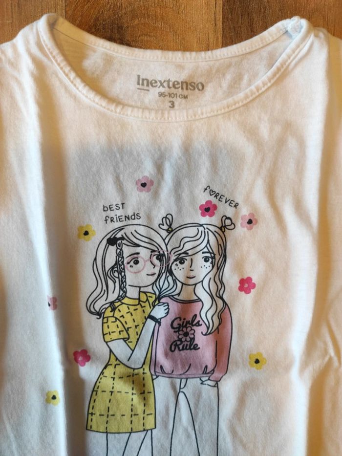 Tee-shirt 3 ans in extenso neuf sans étiquette - photo numéro 2