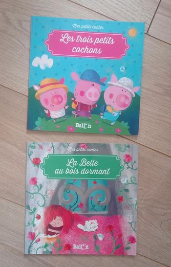 Lot de 2 livres Mes petits contes