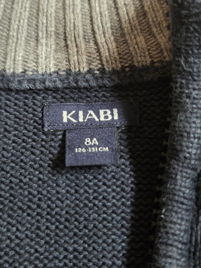 Gilet zippé Kiabi 💙 Bleu Marine ( Taille 8 ans ) - photo numéro 3