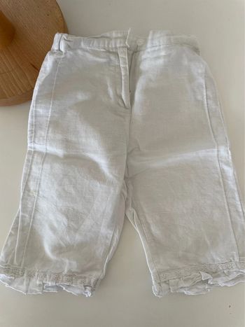 Pantalon blanc bébé