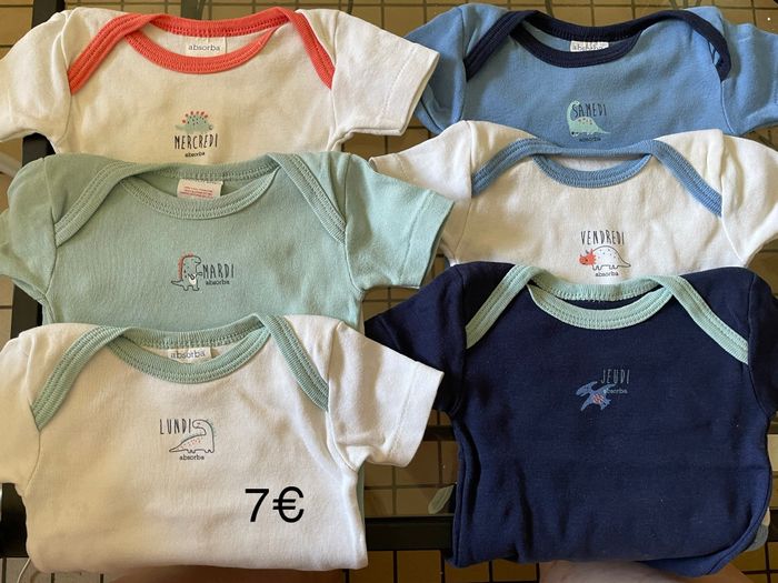 21 body manche courte 3 mois