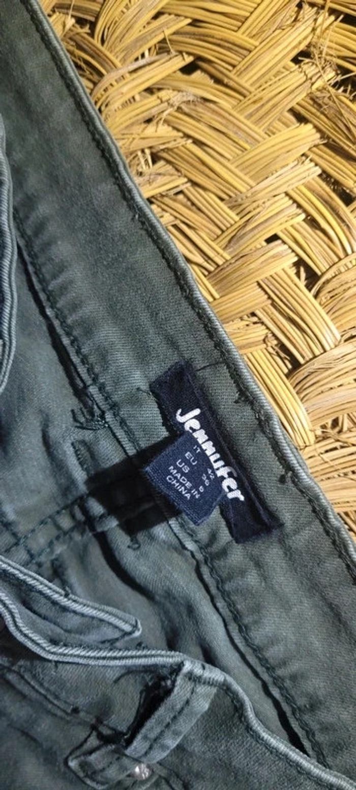 Joli jeans kaki Jennyfer Taille S Parfait état - photo numéro 4