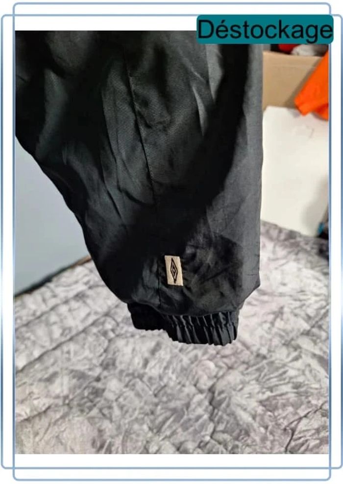 Blouson vintage umbro homme / taille L - noir brodé (245) - photo numéro 7