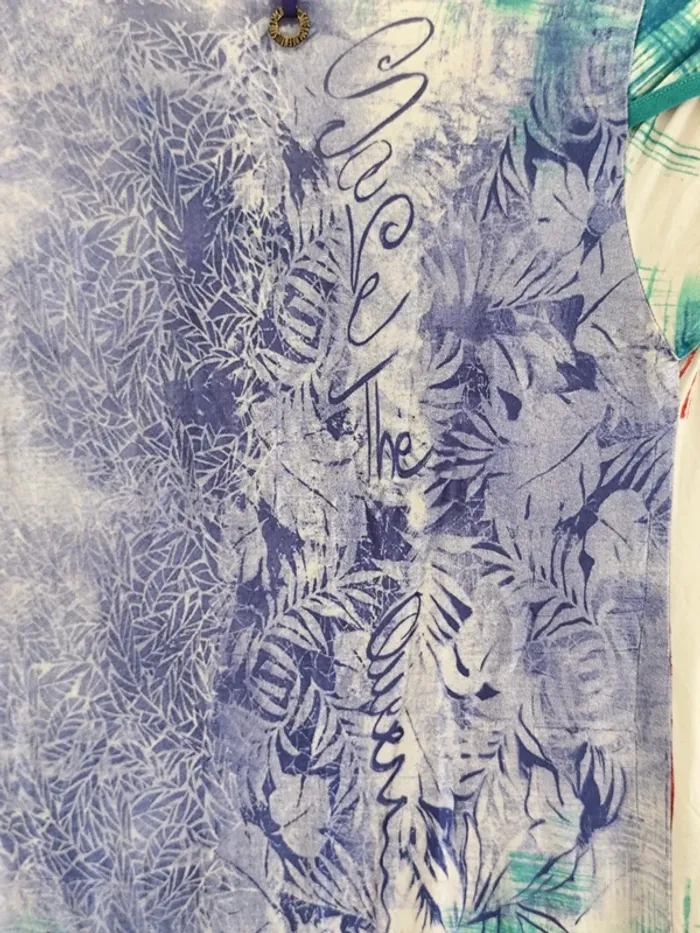 Belle robe d'été légère Save the Queen colorée motifs fleuris M très bon état - photo numéro 6