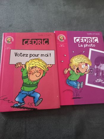 Lot 2 livres bibliotheque rose cedric 