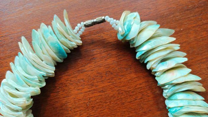 Collier coquillages vintage - photo numéro 3