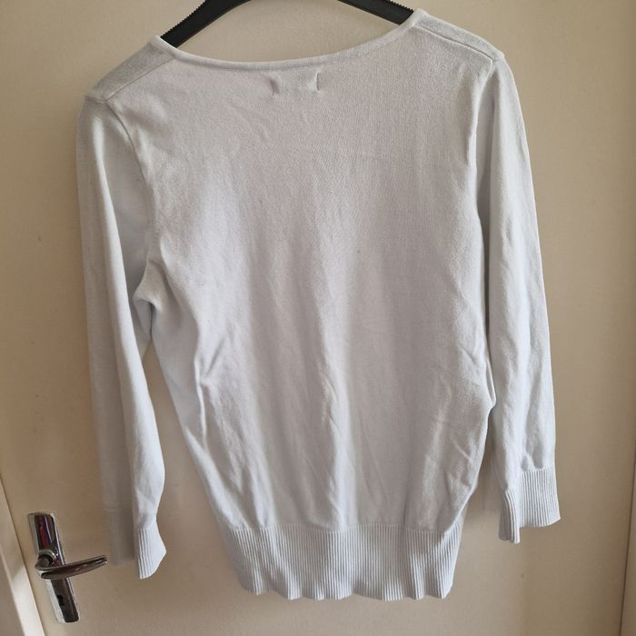 L pull col V blanc - photo numéro 4