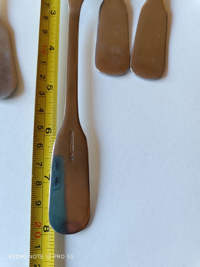Cuillères inox x 4 Monogram 18/10 - photo numéro 4