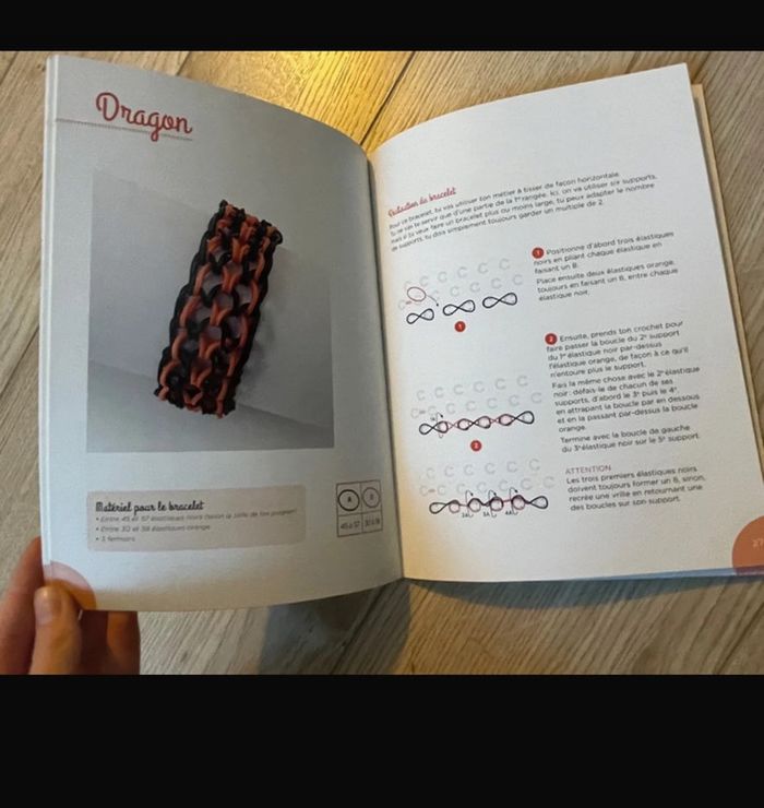 Livre pour faire des bracelets élastique - photo numéro 2